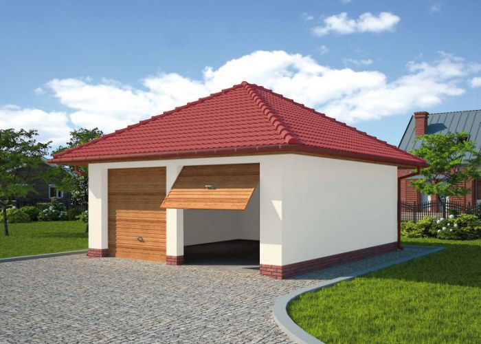 G32  szkielet drewniany budynek gospodarczy