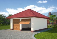 G32  szkielet drewniany budynek gospodarczy