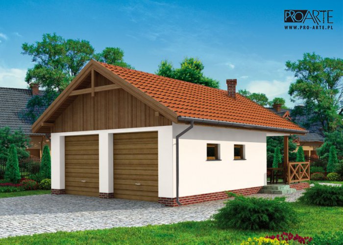 G188 szkielet drewniany budynek gospodarczy