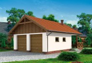 G188 szkielet drewniany budynek gospodarczy