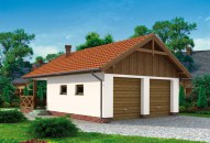 G188 szkielet drewniany budynek gospodarczy
