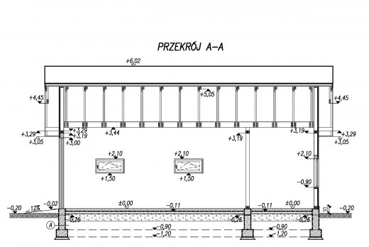 Przekrój A-A